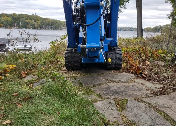 CTE 160-51 Spider Tracked Lift Collapsed Rear View 5