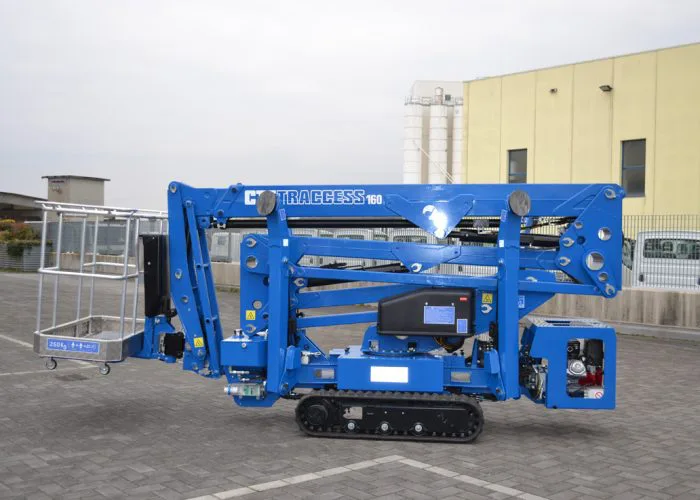 CTE 160-51 Spider Tracked Lift Collapsed Side View