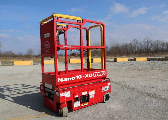 MEC Nano10XD Electric Slab Scissor Lift Batteries