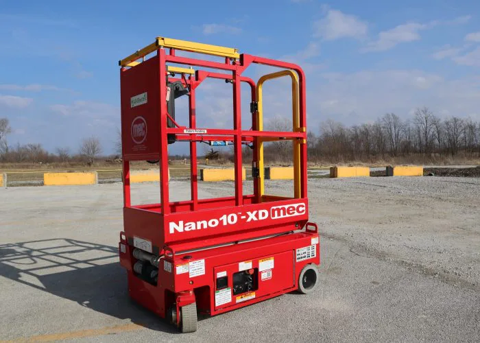 MEC Nano10XD Electric Slab Scissor Lift Batteries